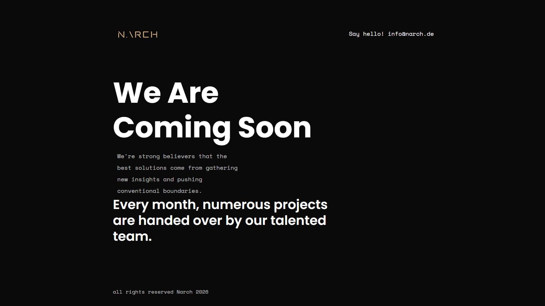 Narch Home Display
